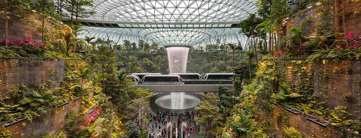 فرودگاه چانگی سنگاپور | زیباترین فرودگاه جهان