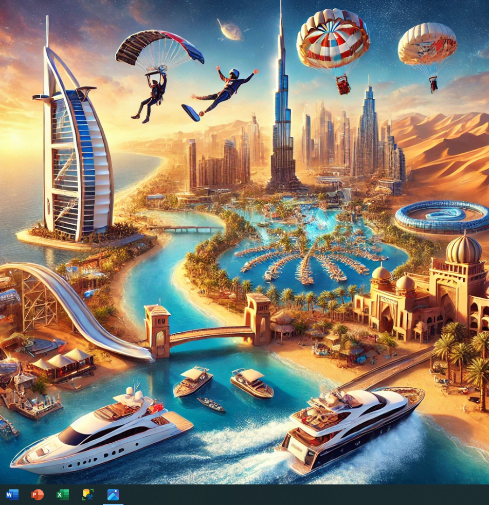 تفریحات هیجان انگیز دبی